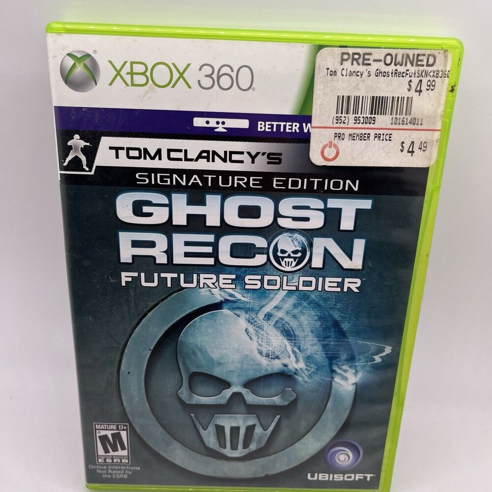 Xbox360 Tom Clancys Ghost Recon Future Soldier Signature Edition - Tested
